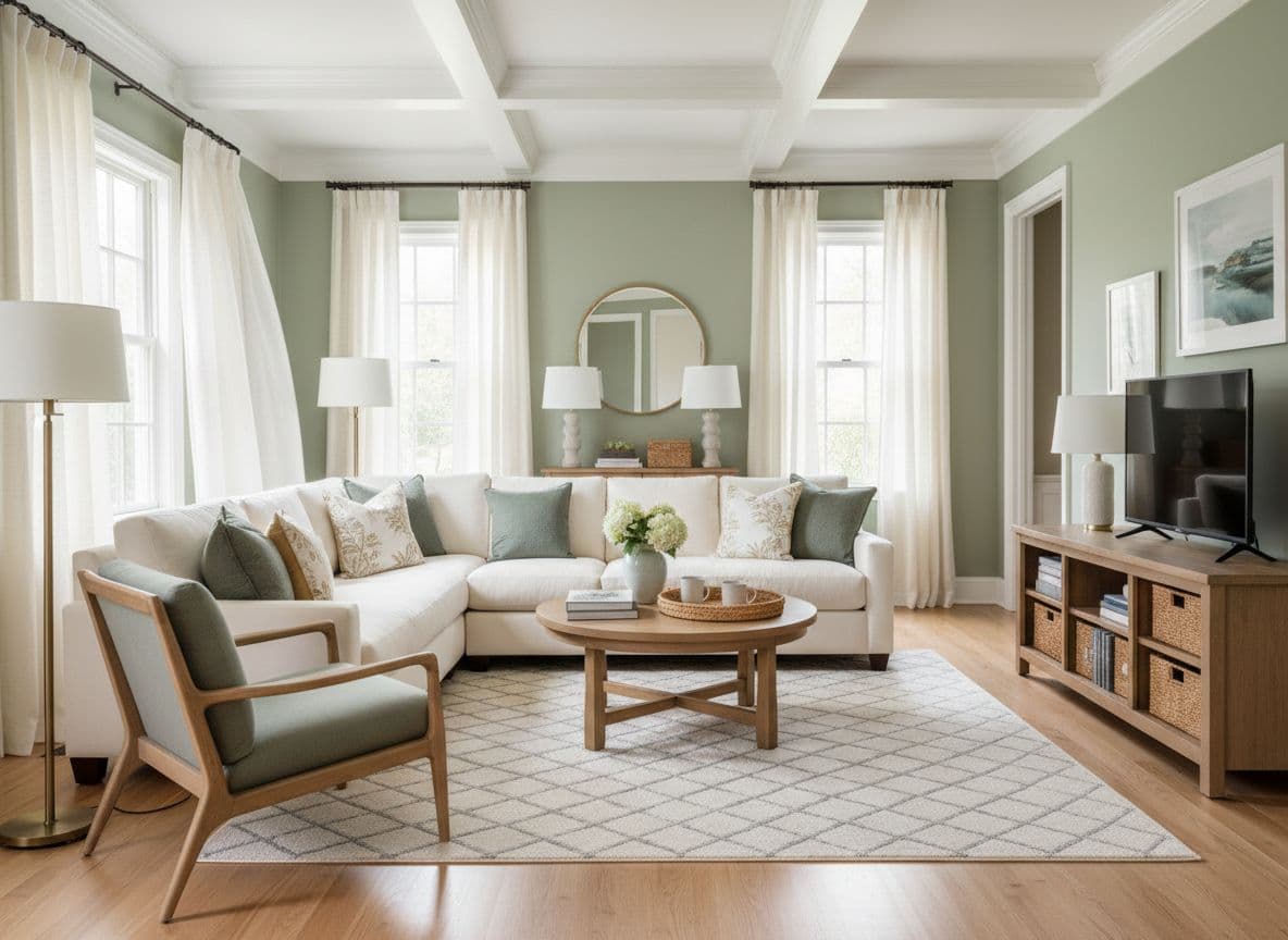 Room after DecorAI makeover with a fresh modern style