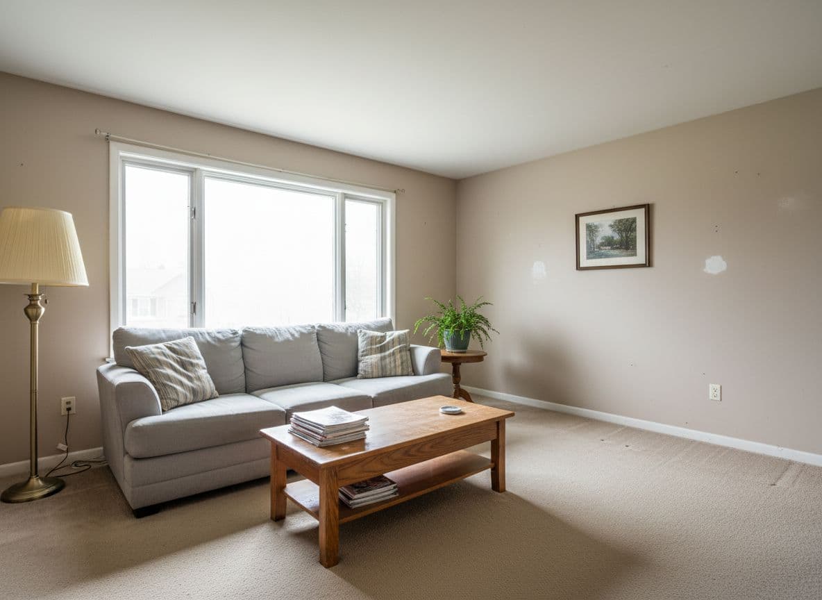 Room before DecorAI makeover